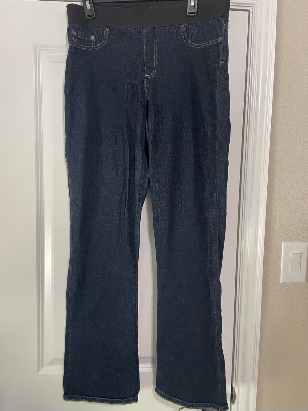 Dark Blue Women’s Stretch Denim Jeans By Karen Kane Size 18